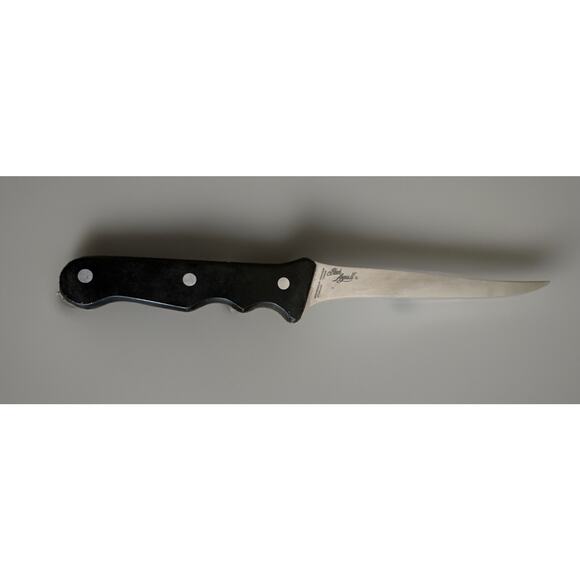 Vtg Vernco Black Angus II AUS-8 Fixed 6.75” Blade Fillet Boning Hunting Knife - Picture 5 of 9